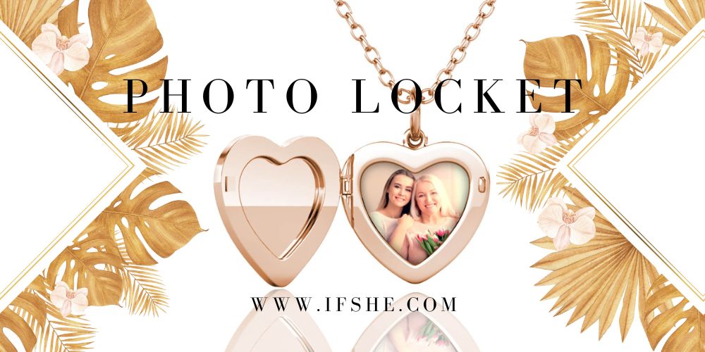 A Photo Locket Necklace Symbolize Picture Locket Necklace