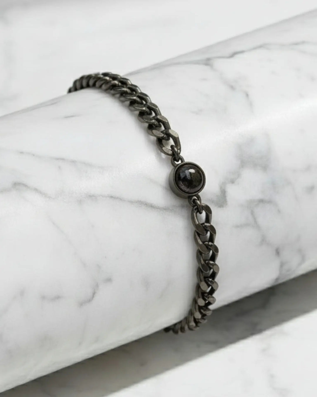 Personalized Men's Vintage Photo Projection Bracelet IfShe Jewelry