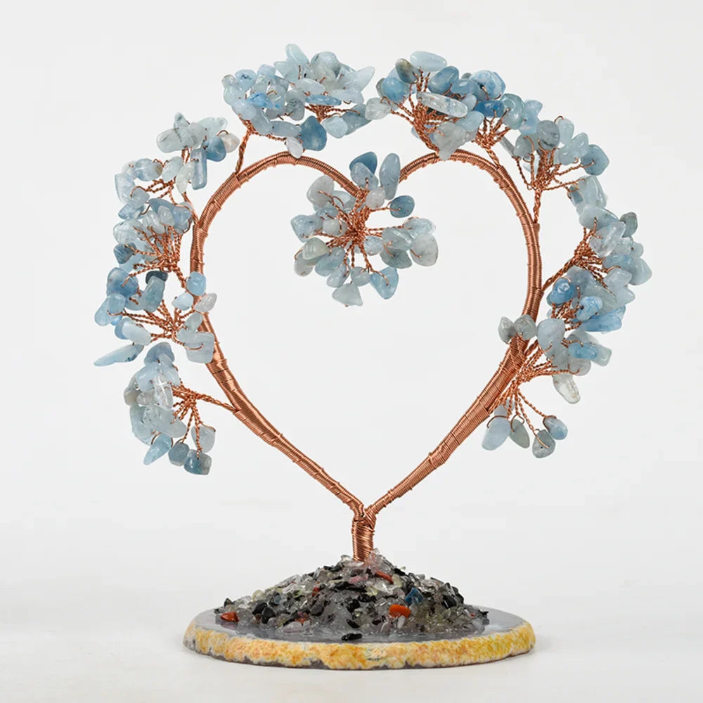 Seven Chakra Heart Crystal Tree