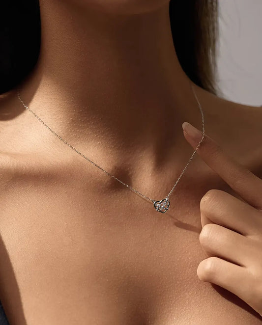 Celtic Love Knot Heart Necklace