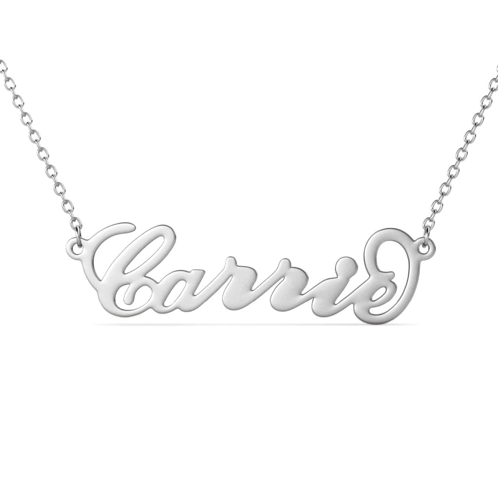 Carrie Style Name Necklace - Personalised Name Necklace - IFSHE UK