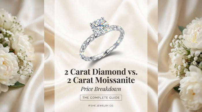 2 Carat Diamond vs. 2 Carat Moissanite: Price Breakdown