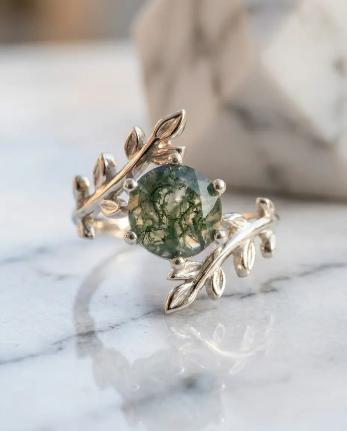 How to Clean and Charge Your Moss Agate Jewelry