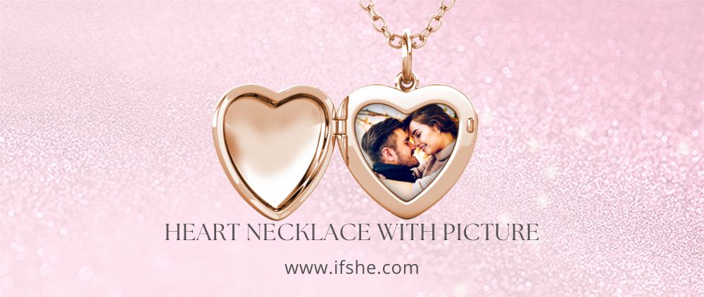 Heart Necklace with Picture
