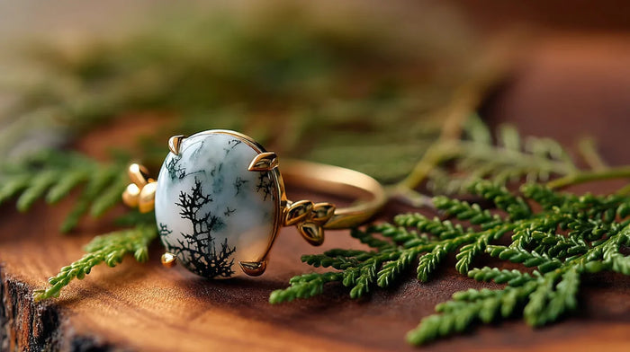 Is Moss Agate Good For a Ring?