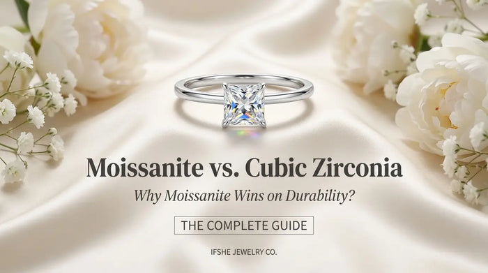 Moissanite vs. Cubic Zirconia