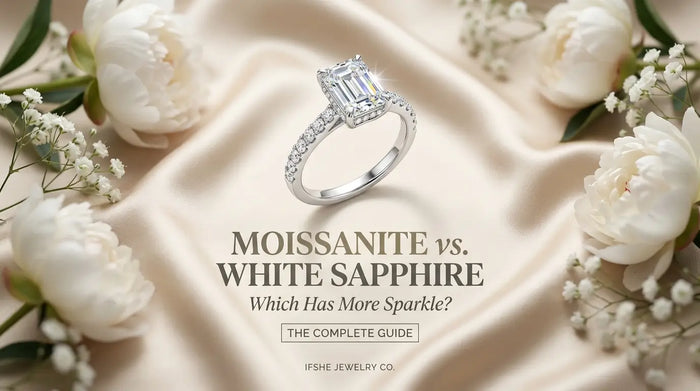 Moissanite vs. White Sapphire: Which Has More Sparkle?