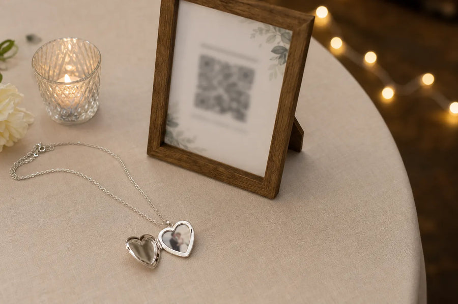 Wedding Photo Booth Sign Ideas: QR Code, Wording, Props