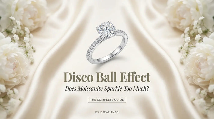 The Disco Ball Effect: Does Moissanite Sparkle Too Much?