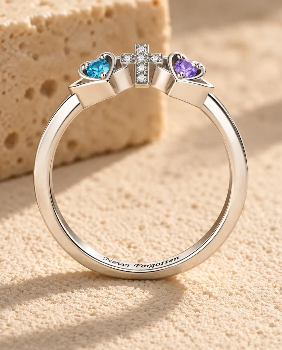 2 Birthstone Ring - inside engraving