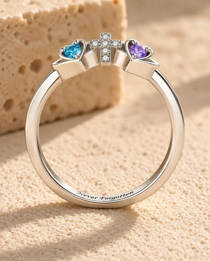 2 Birthstone Ring - inside engraving