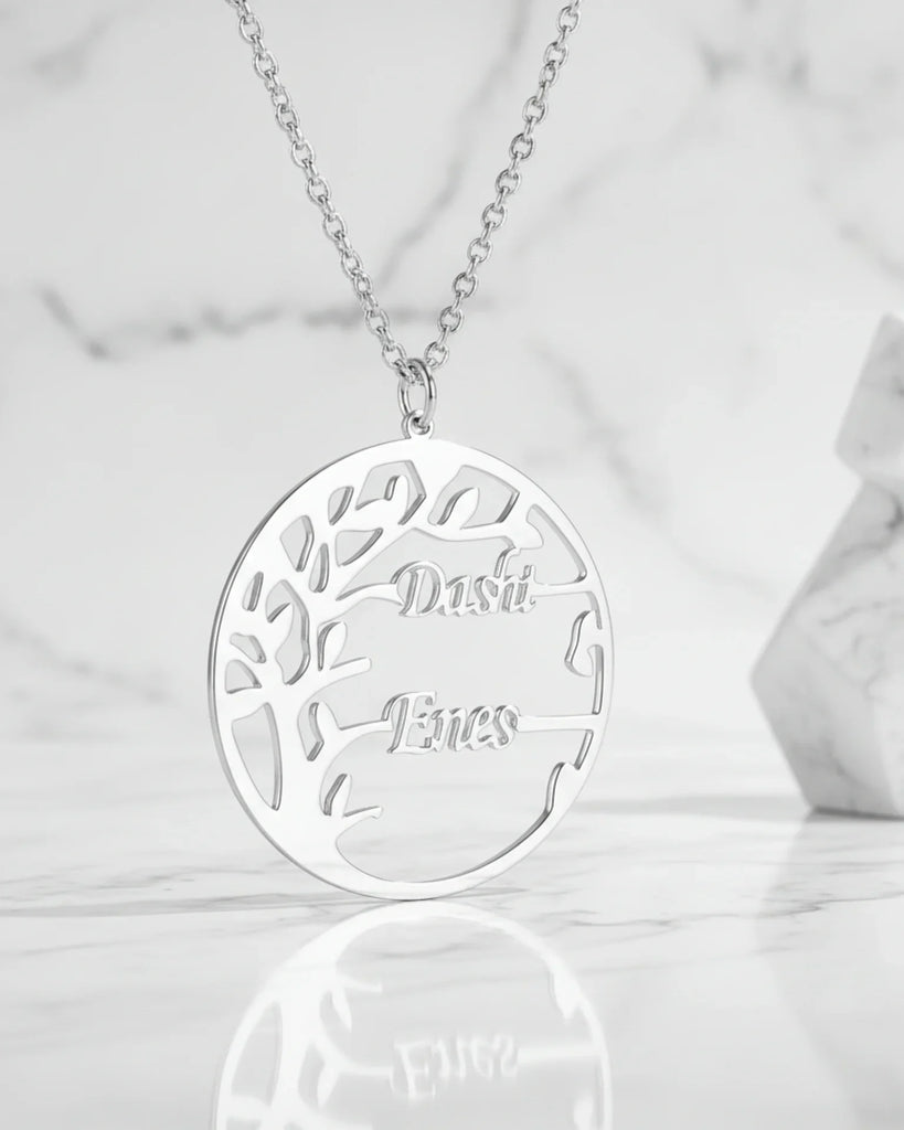 Family Legacy Tree Name Necklace – Personalized Jewelry IfShe