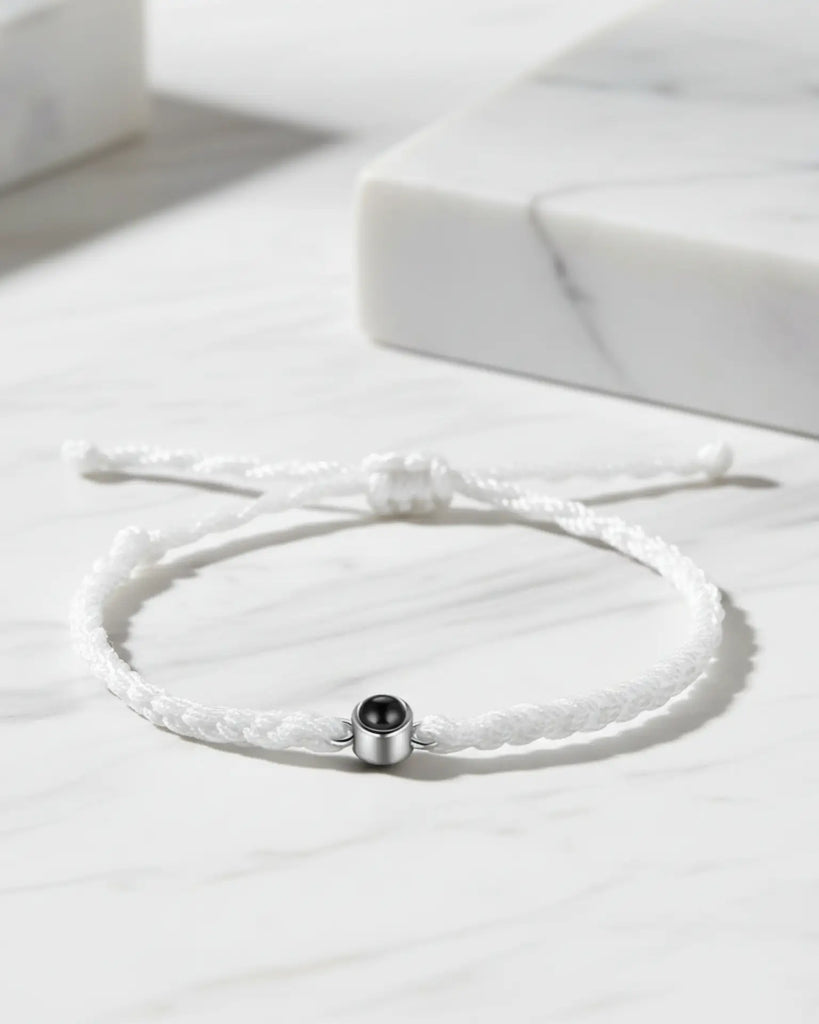 Friendship Knot Photo Projection Woven Bracelet IfShe Jewelry
