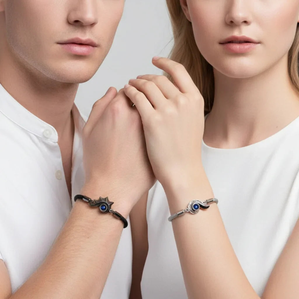 Personalised Photo Projection Matching Bracelets