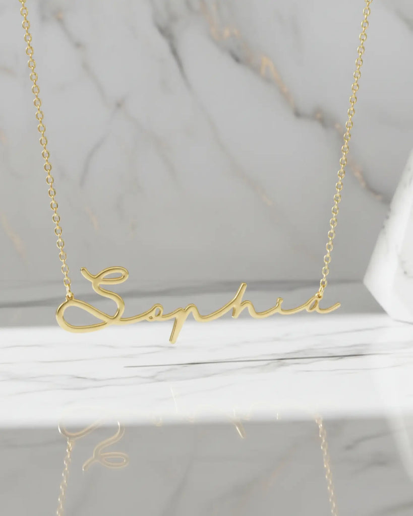 Personalized Cursive Name Necklace | Sterling Silver IfShe Jewelry