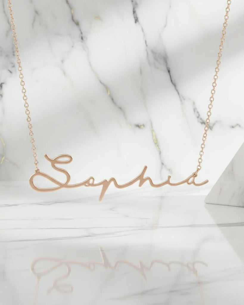 Personalized Cursive Name Necklace | Sterling Silver IfShe Jewelry