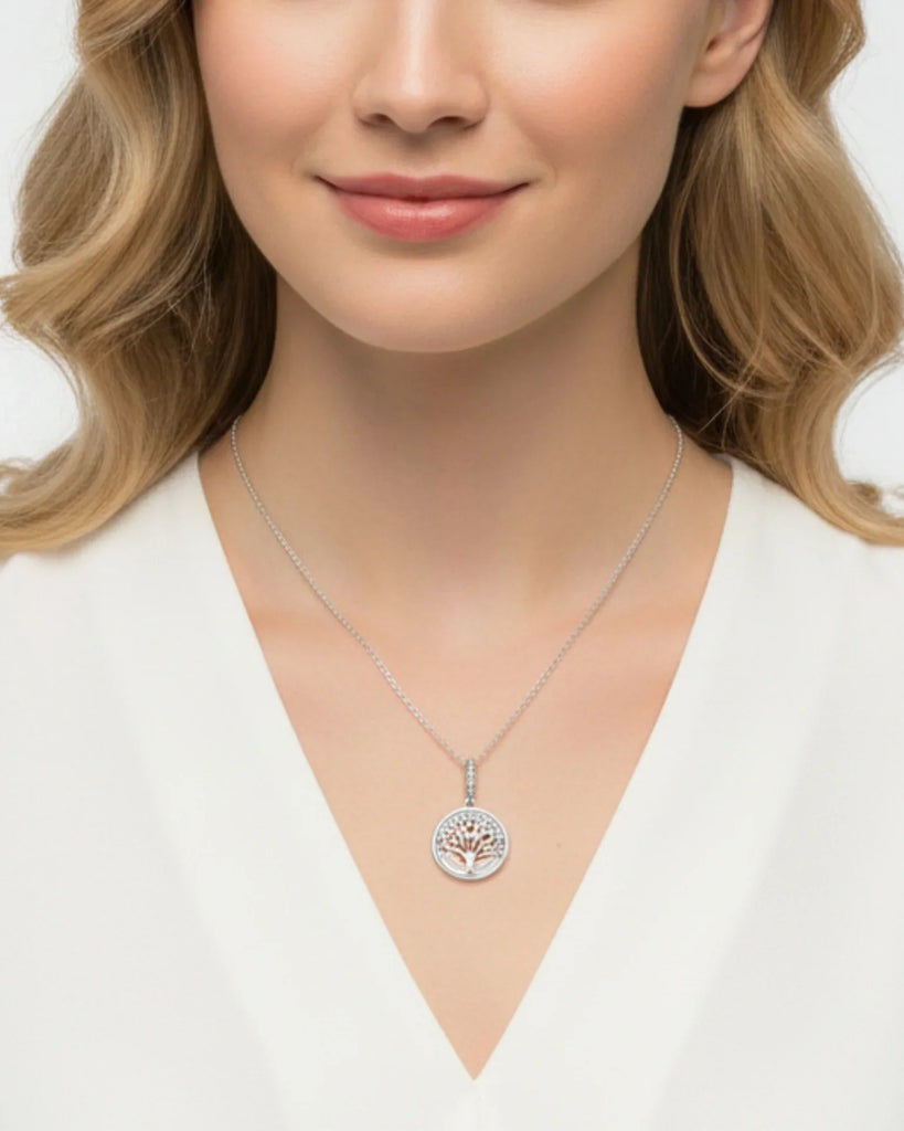 Personalized Tree of Life Locket Necklace