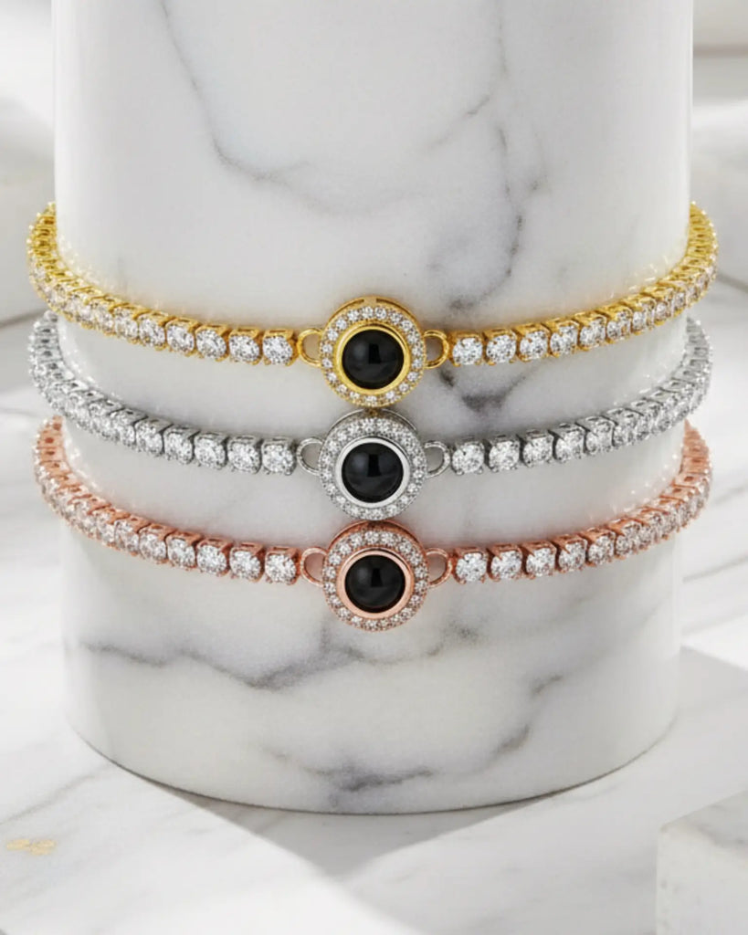 Photo Projection Tennis Bracelet for Women IfShe Jewelry