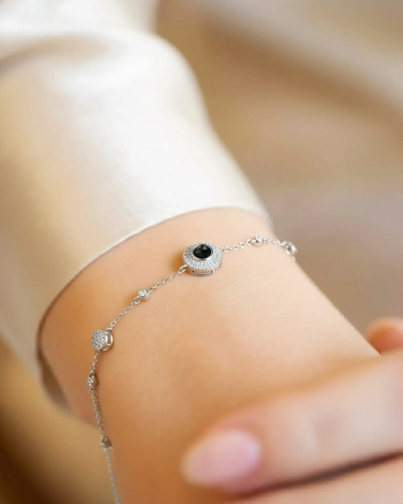 Subtle Sparkle Photo Projection Station Bracelet IfShe Jewelry