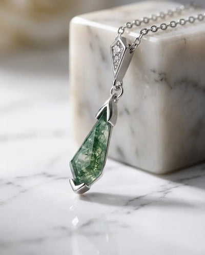 Moss Agate Necklaces
