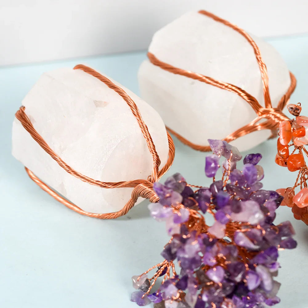 Clear Quartz Crystal Tree with Clear Quartz Base