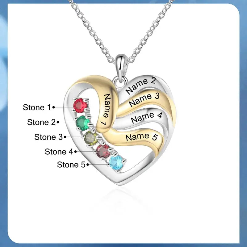 Mothers day name necklace deals