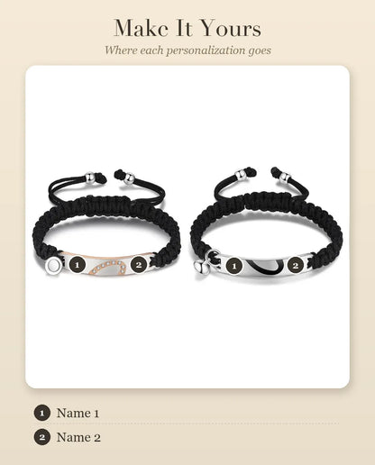 Matching Bracelets for Couples – personalization guide