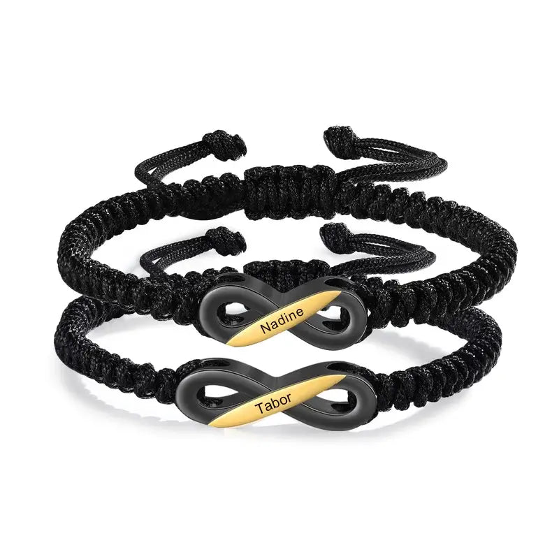 Infinity Matching Bracelets for Couples