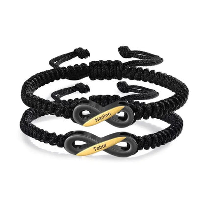 Infinity Matching Bracelets for Couples