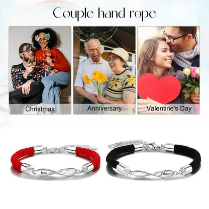 Infinity Matching Bracelets for Couples