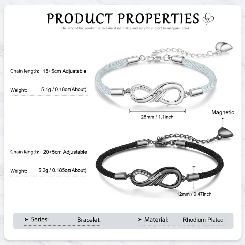 Infinity Couple Bracelets