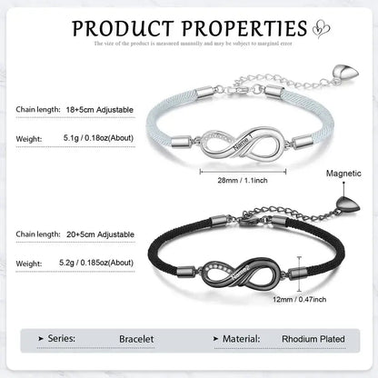 Infinity Couple Bracelets