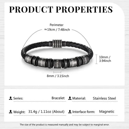 Personalized Men's Bracelet