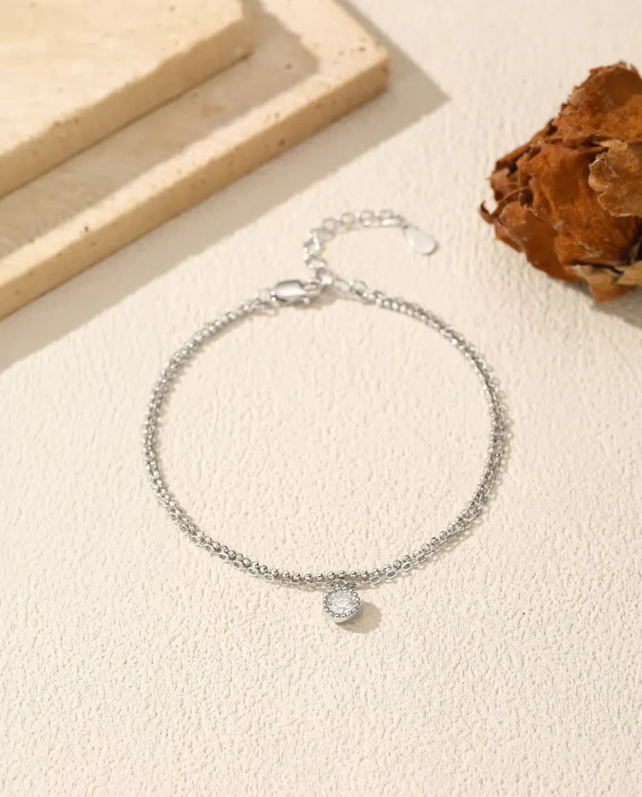 Moissanite Drop Bracelet