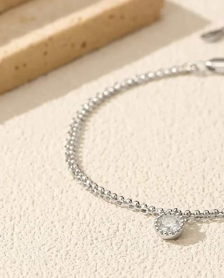 Moissanite Drop Bracelet