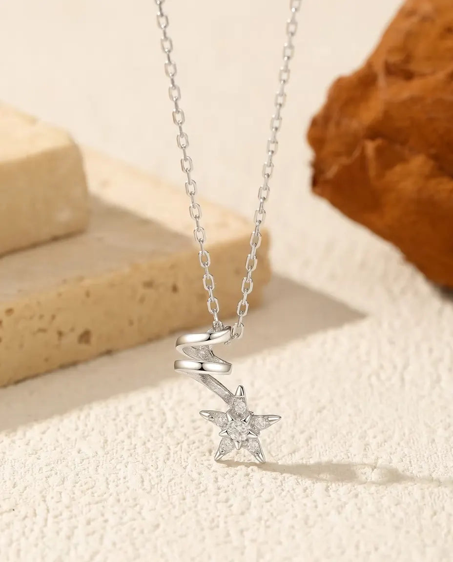 Moissanite Star Necklace
