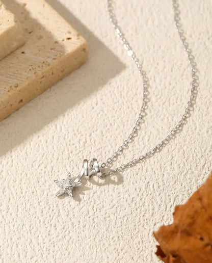 Moissanite Star Necklace
