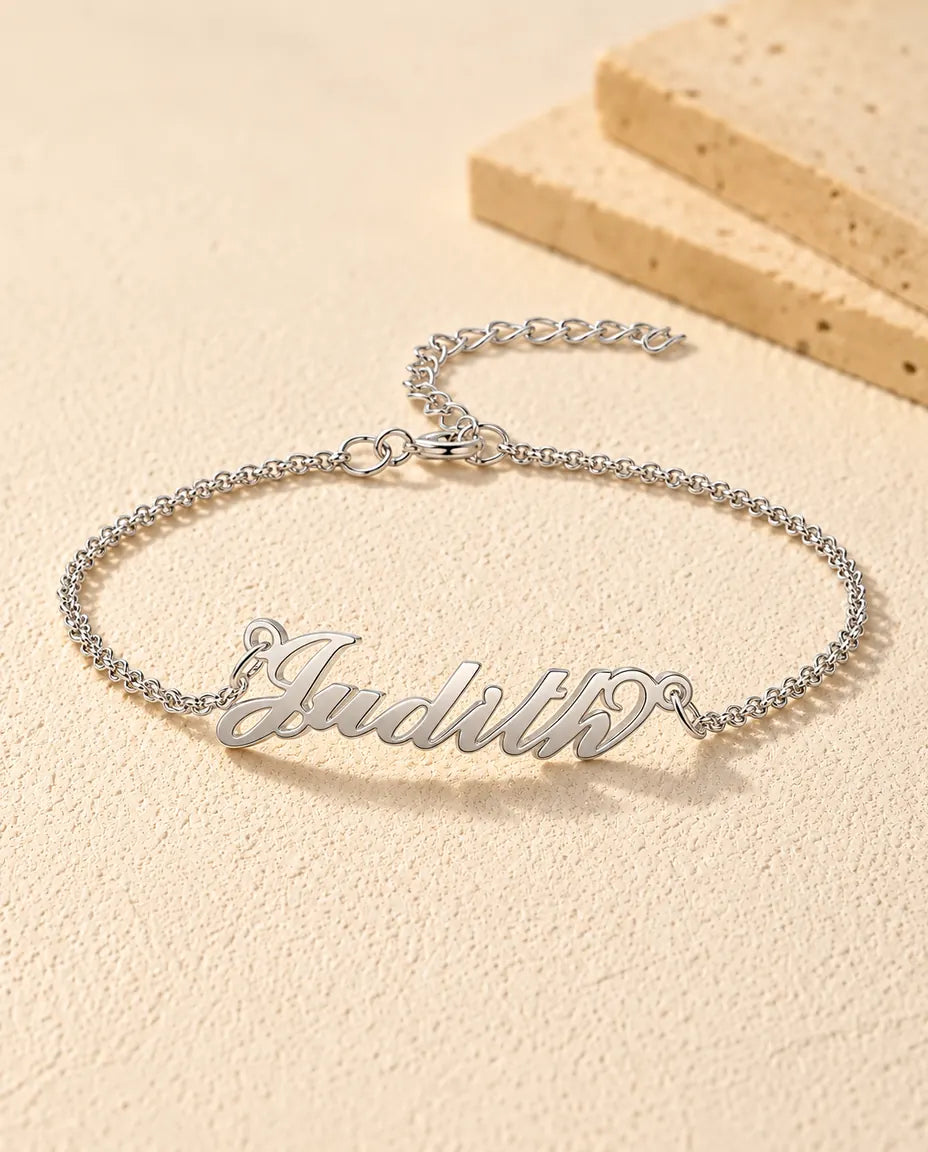 Personalized Name Bracelet - front view