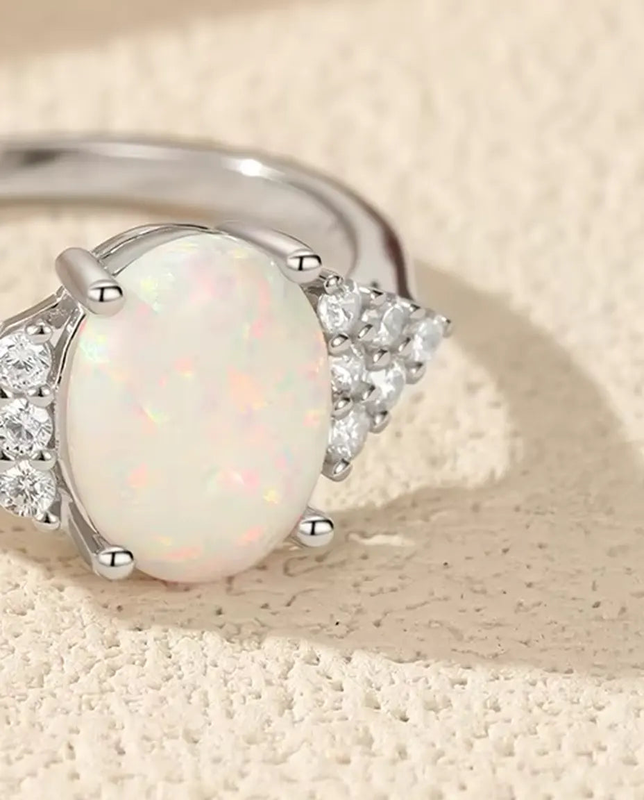 Oval Opal Ring