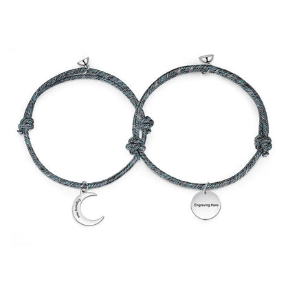 Personalized Matching Bracelets for Couples