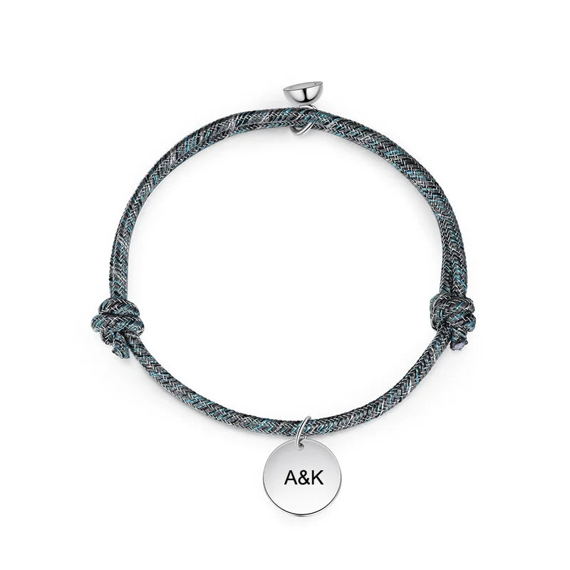 Personalized Matching Bracelets for Couples