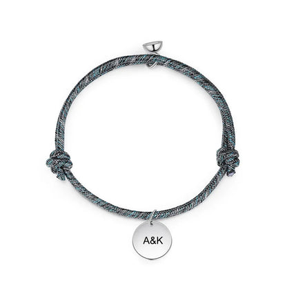 Personalized Matching Bracelets for Couples