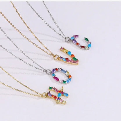 Initial Letter M Necklace