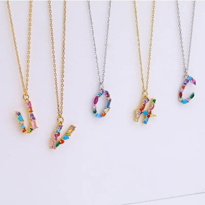 Initial Letter J Necklace