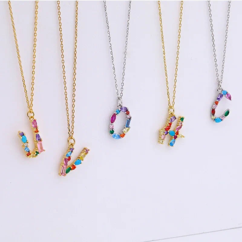 Initial Letter R Necklace