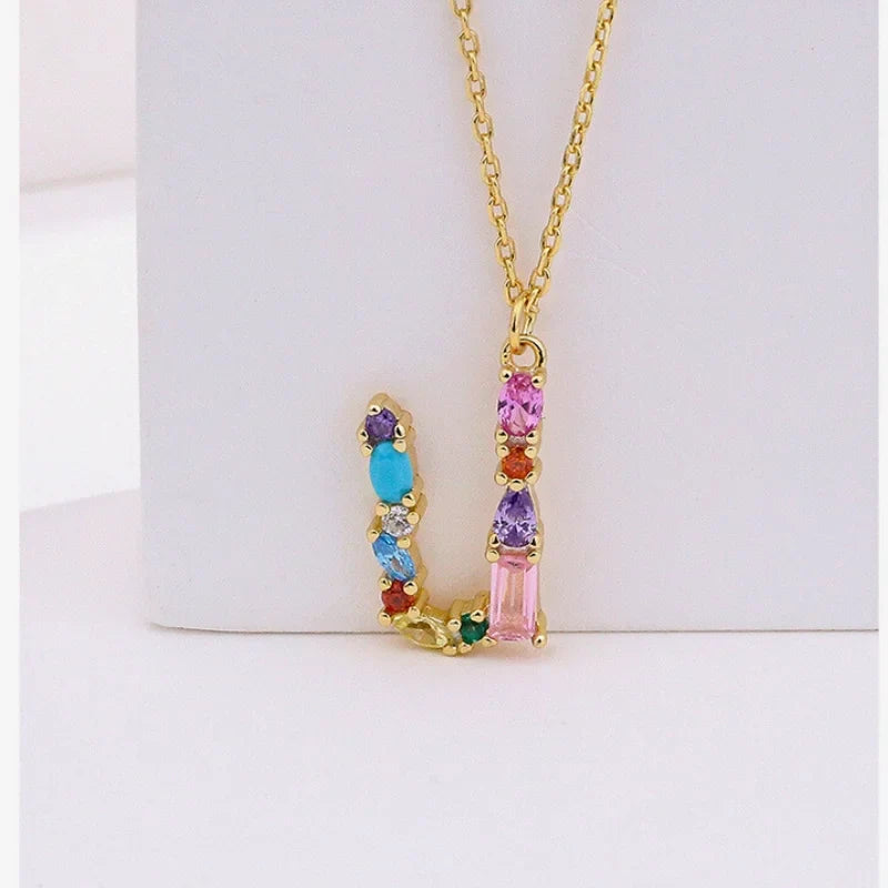 Initial Letter A Necklace