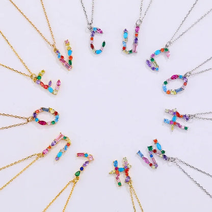 Initial Letter A Necklace
