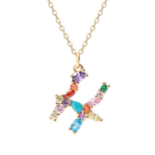 Initial Letter H Necklace – Sterling Silver Charm Pendant for Her, Mom – Birthday, Mother's Day Gift Jewelry