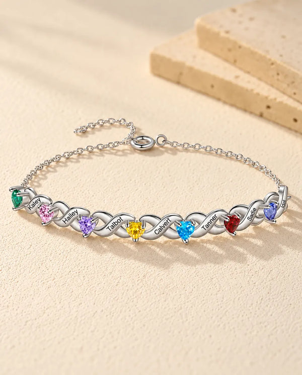 Family Birthstone Bracelets