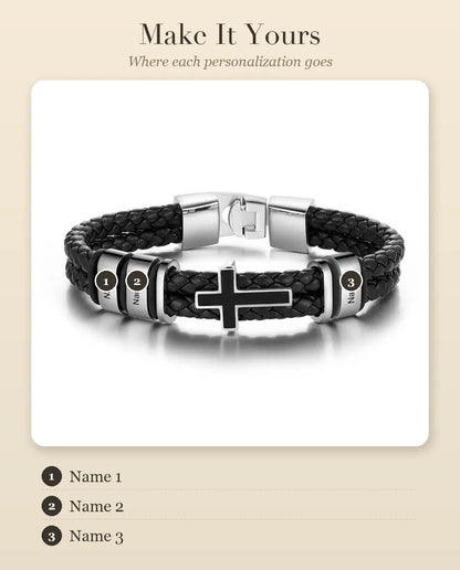Personalized Name Bracelet for Men – personalization guide